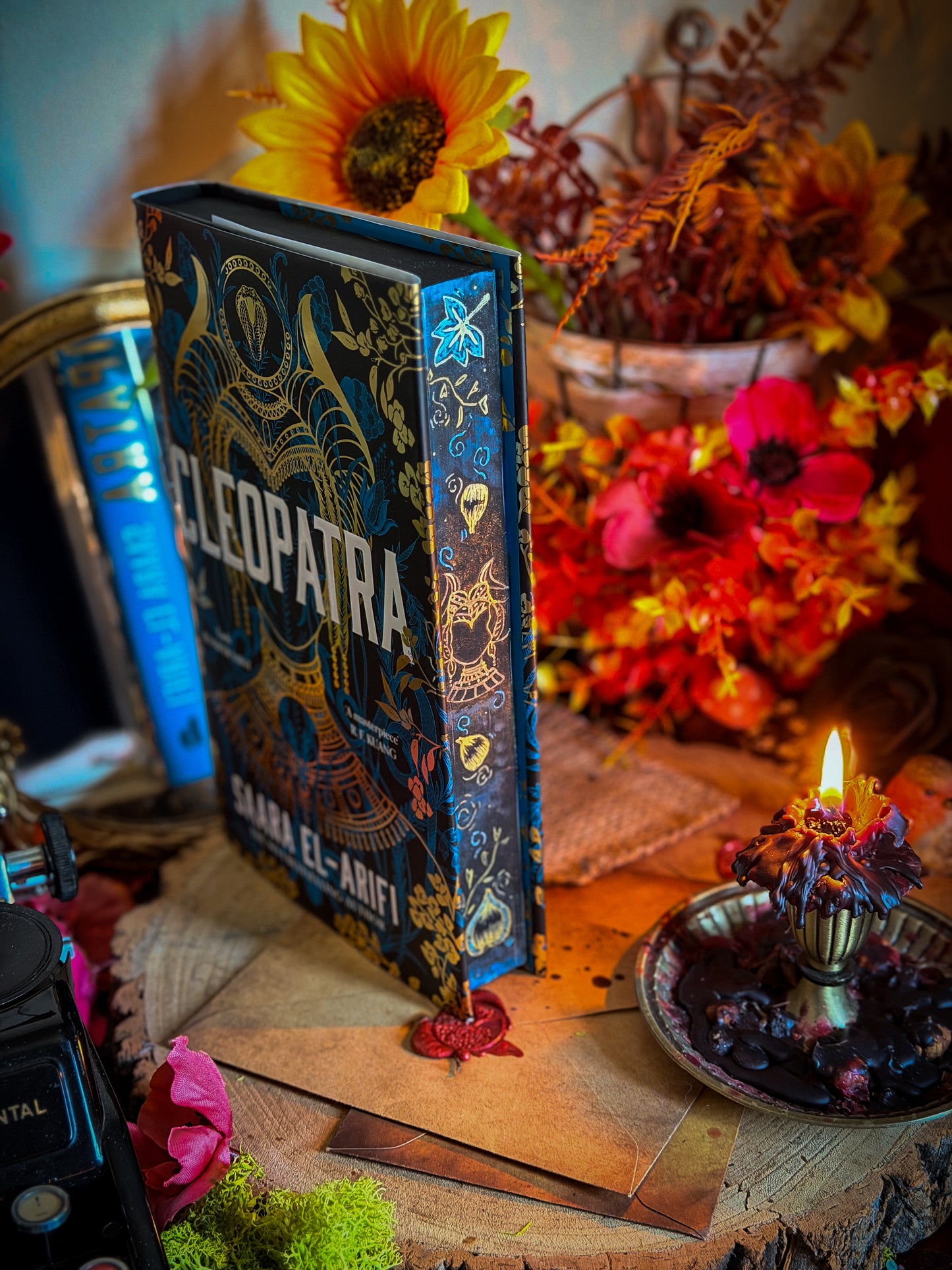 Cleopatra: A Novel Hand-painted Book Edges - Saara El-Arifi Special Edition Book