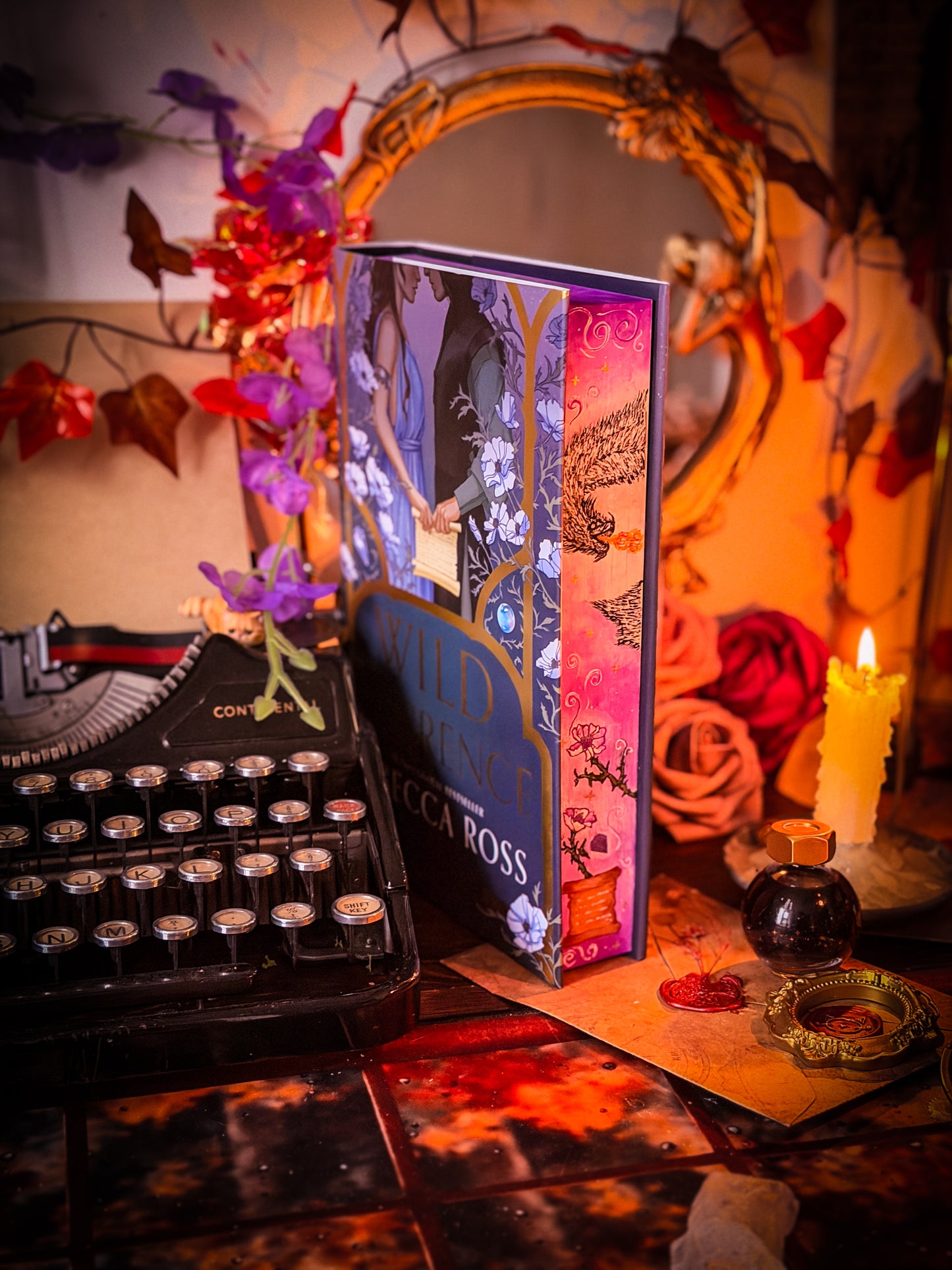 WILD REVERENCE hand-painted book edges - Special Edition Rebecca Ross Book