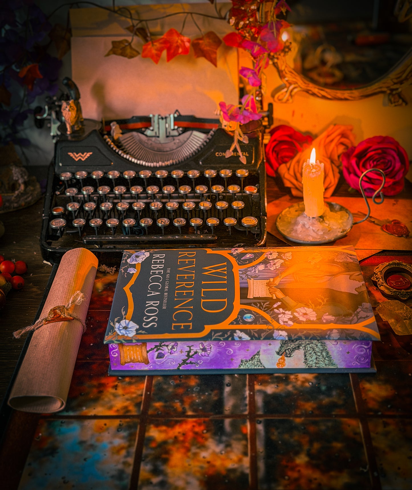 WILD REVERENCE hand-painted book edges - Special Edition Rebecca Ross Book