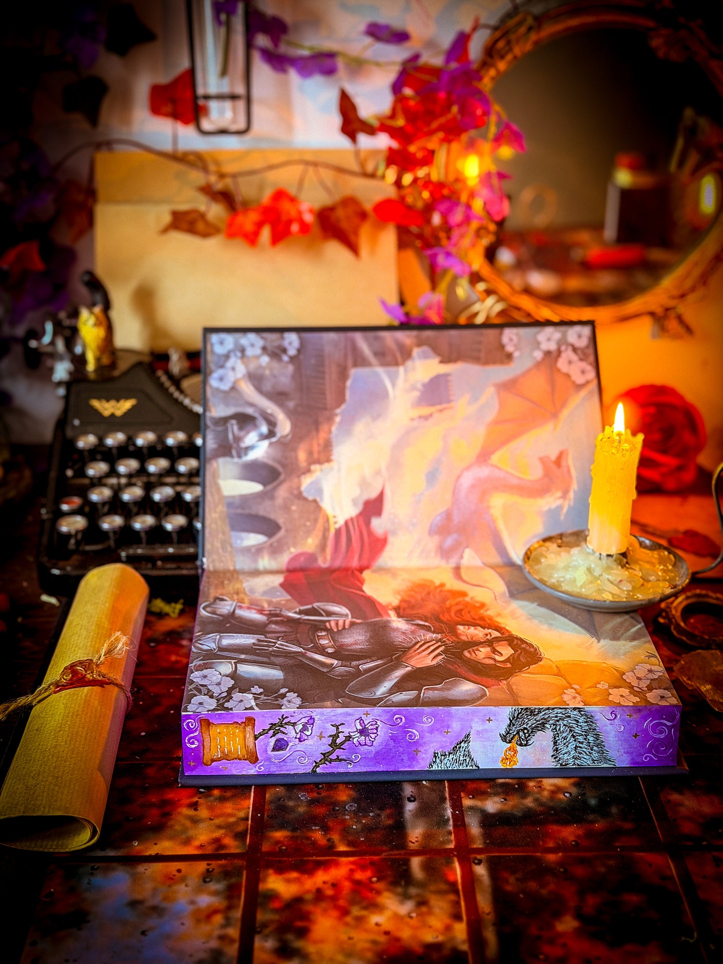 WILD REVERENCE hand-painted book edges - Special Edition Rebecca Ross Book