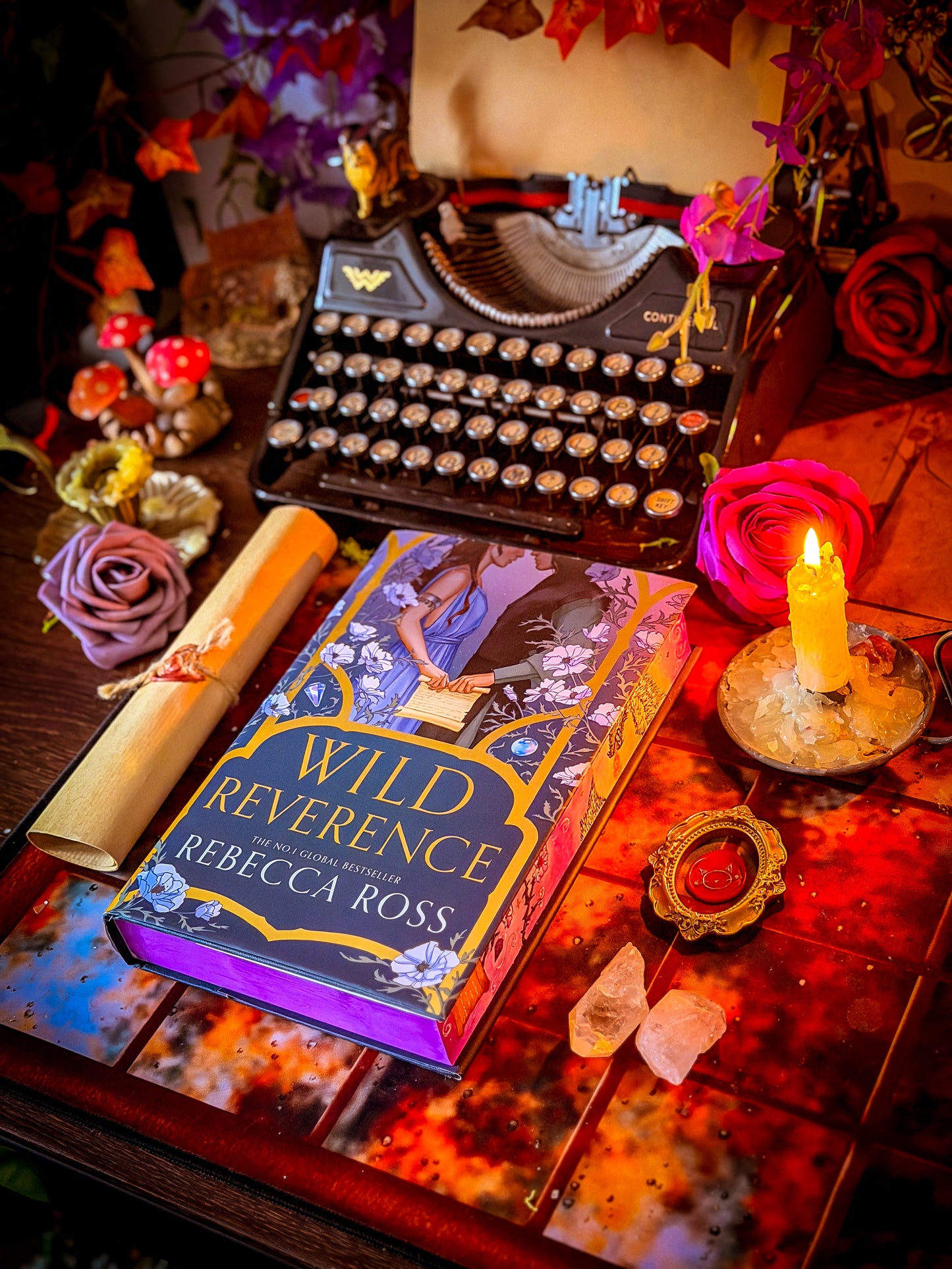 WILD REVERENCE hand-painted book edges - Special Edition Rebecca Ross Book