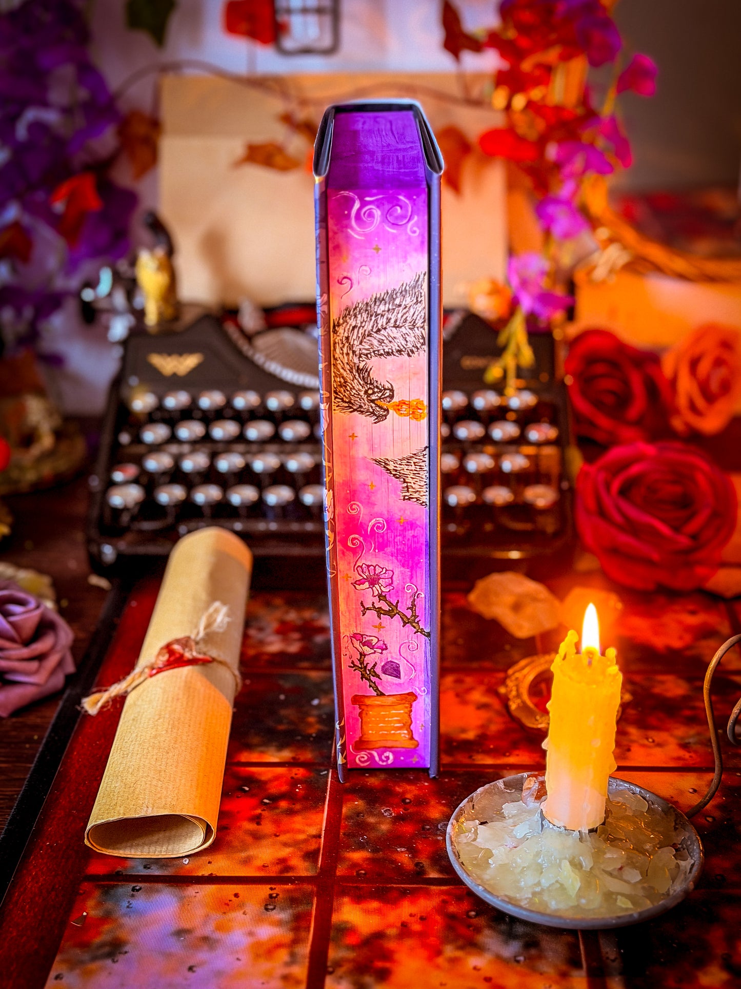 WILD REVERENCE hand-painted book edges - Special Edition Rebecca Ross Book