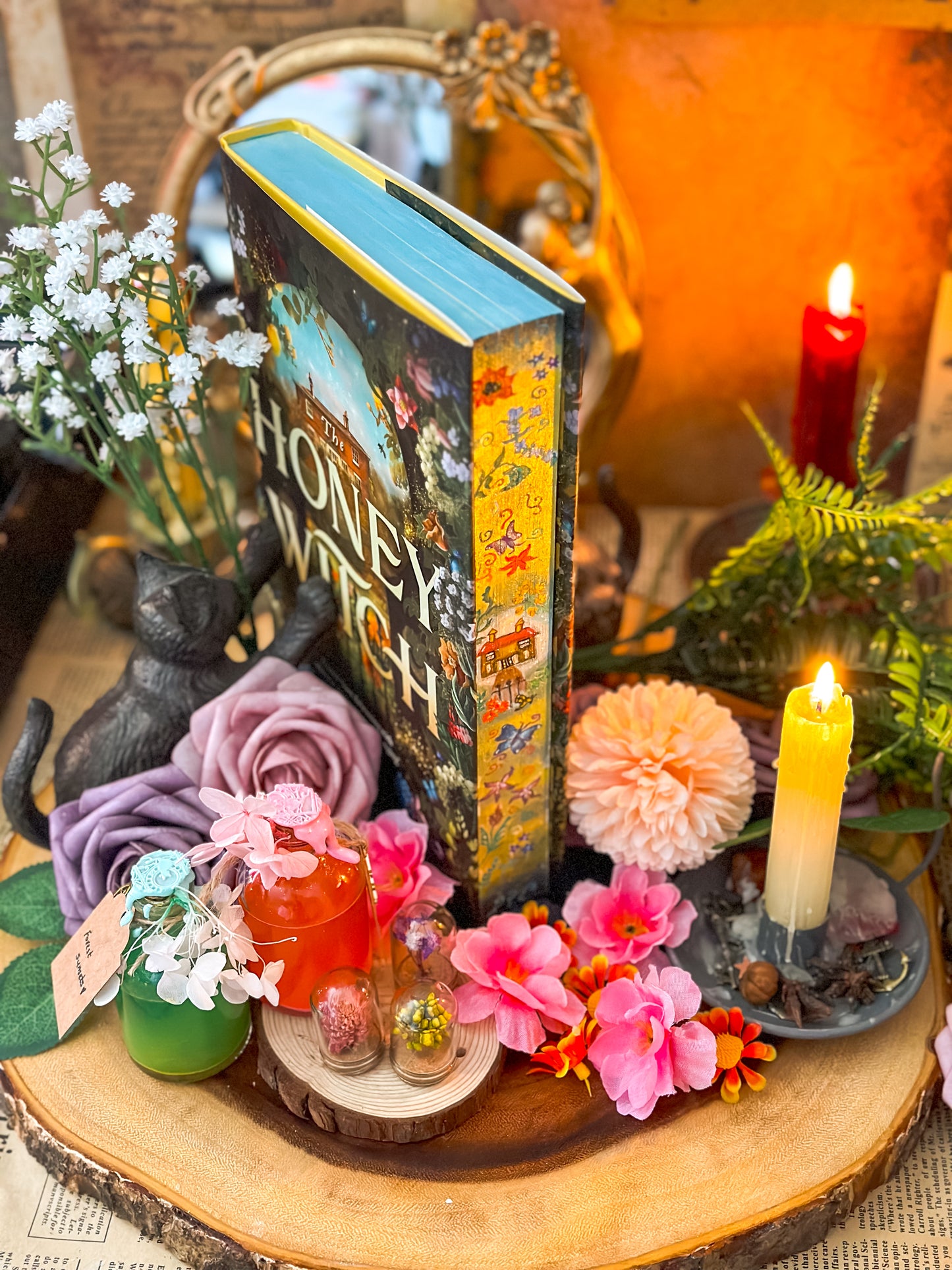 The Honey Witch Hand-Painted Book Edges
