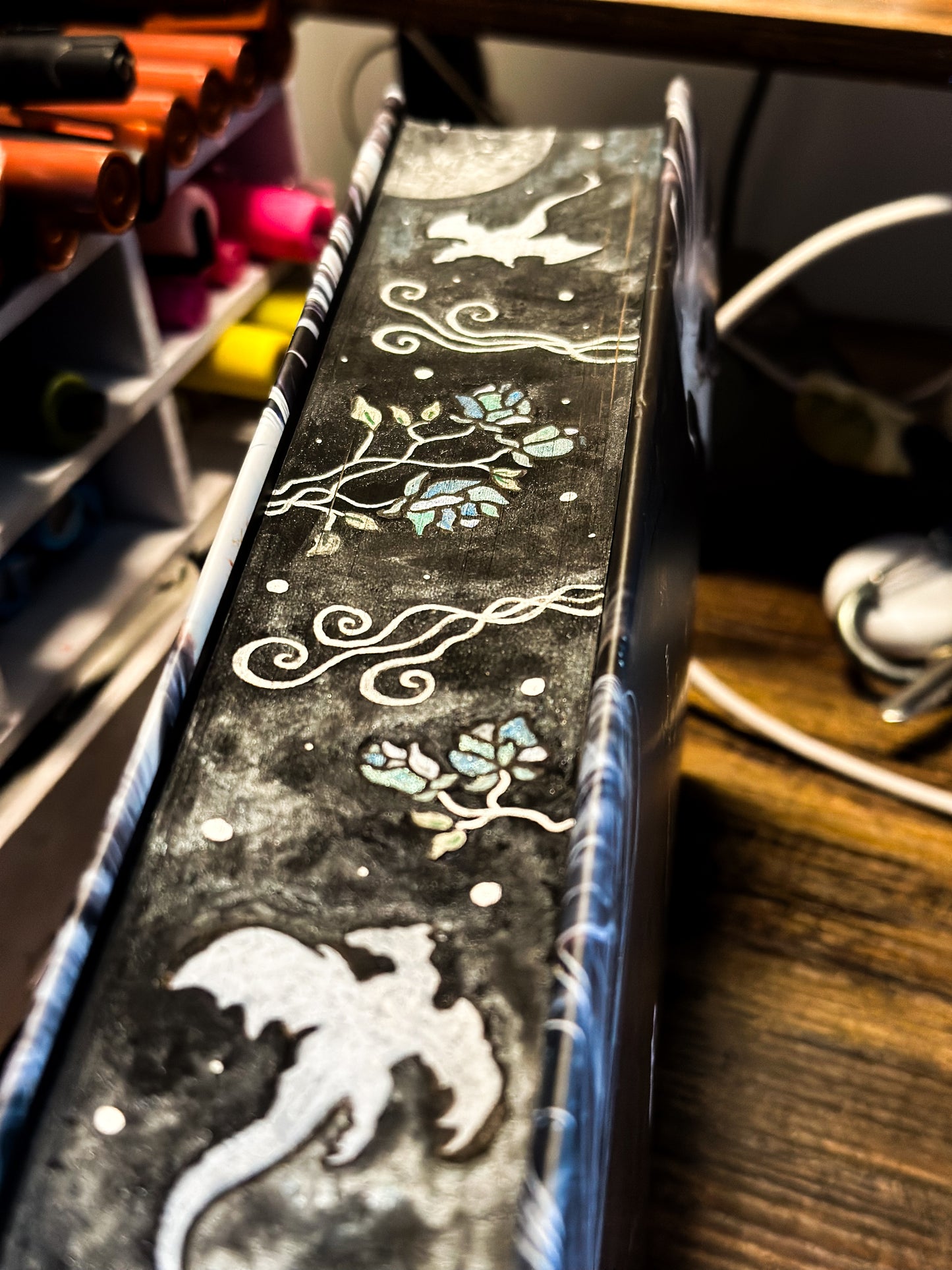 When the Moon Hatched and Ballad of Falling Dragons Hand-Painted Book Edges (UK Edition)