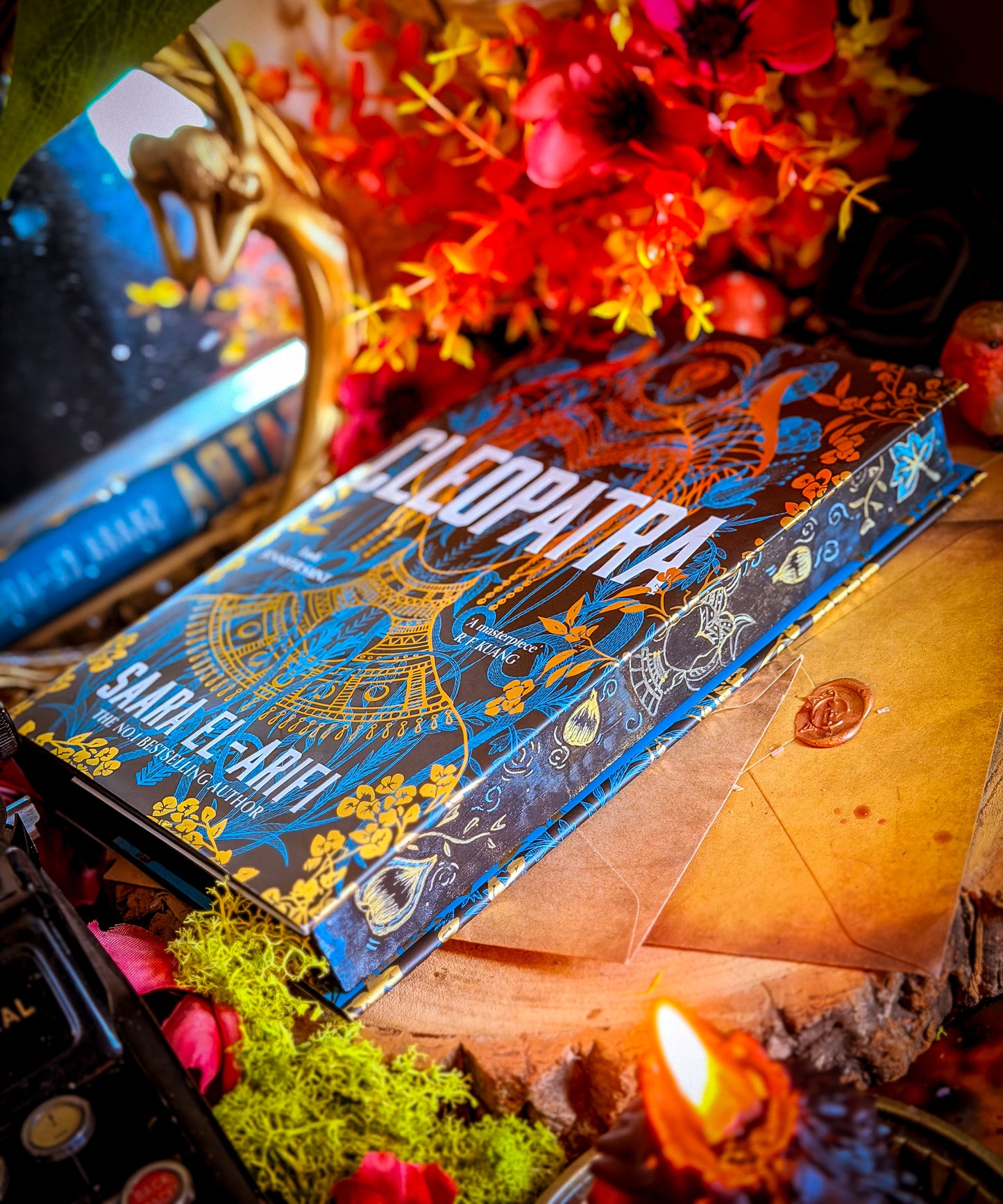 Cleopatra: A Novel Hand-painted Book Edges - Saara El-Arifi Special Edition Book