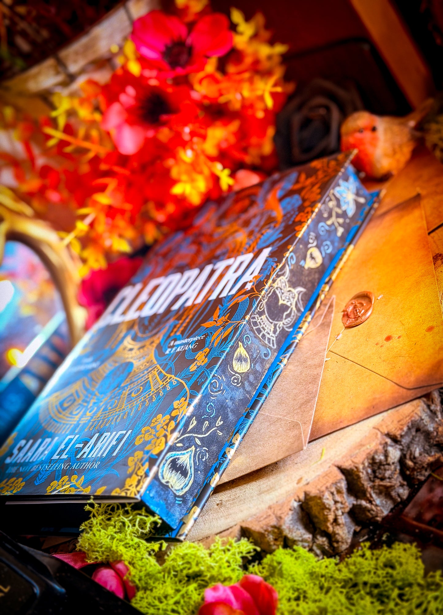 Cleopatra: A Novel Hand-painted Book Edges - Saara El-Arifi Special Edition Book