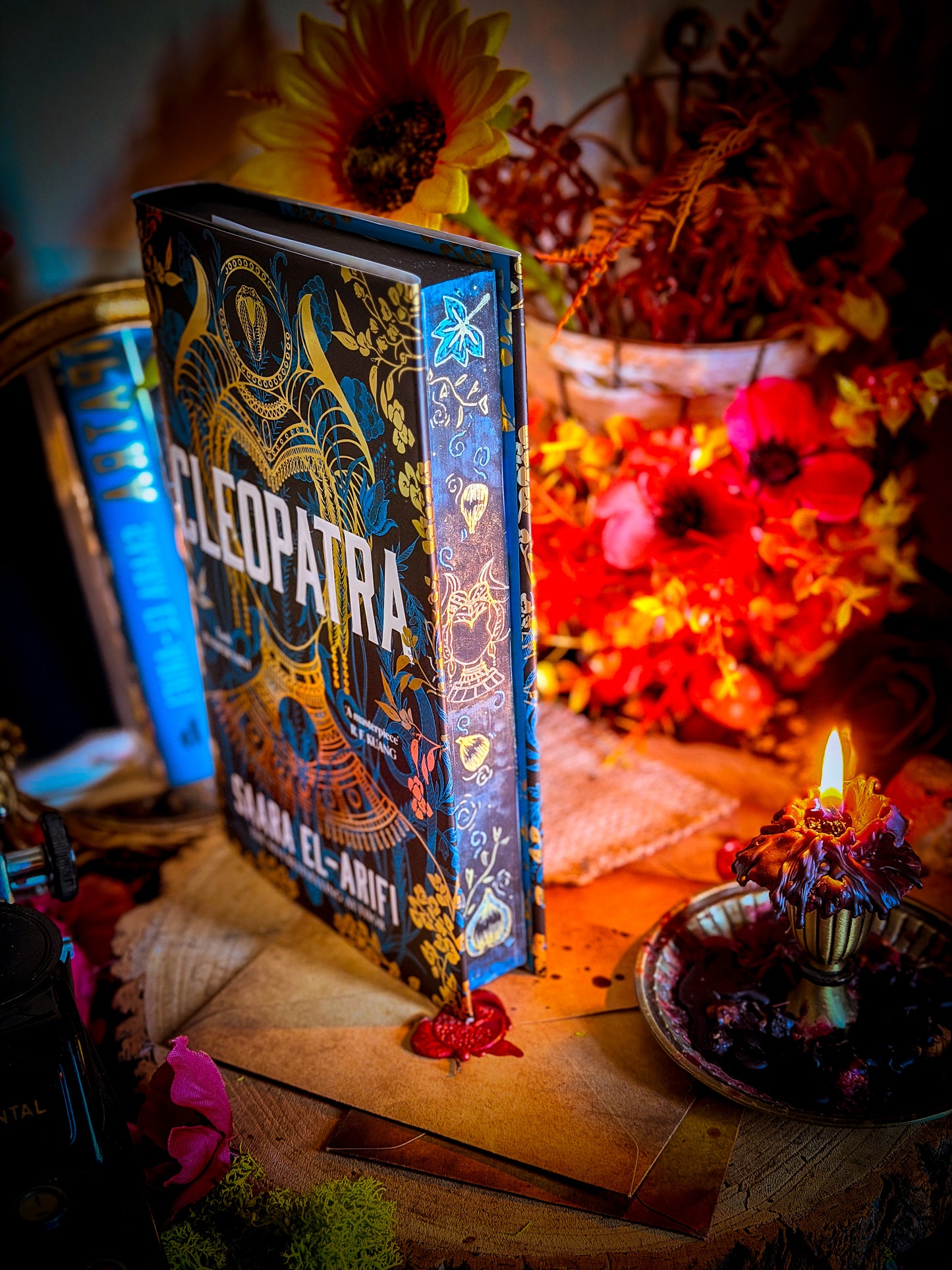 Cleopatra: A Novel Hand-painted Book Edges - Saara El-Arifi Special Edition Book