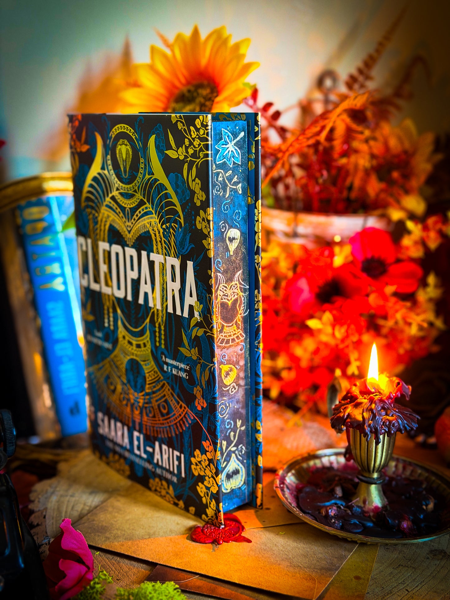 Cleopatra: A Novel Hand-painted Book Edges - Saara El-Arifi Special Edition Book