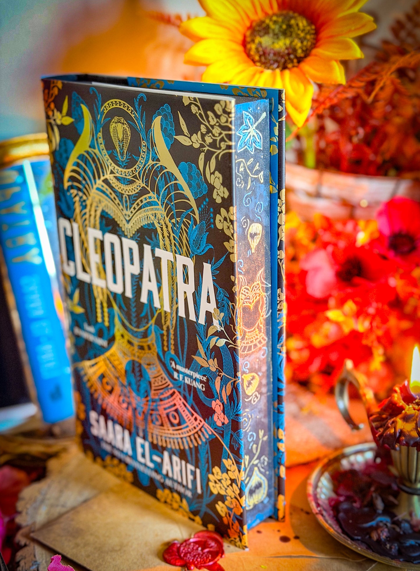 Cleopatra: A Novel Hand-painted Book Edges - Saara El-Arifi Special Edition Book