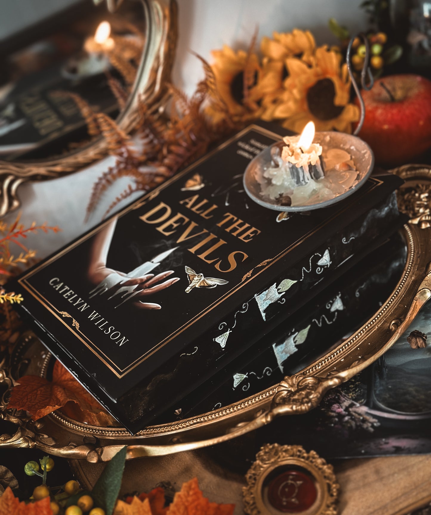 All the Devils HAND-PAINTED BOOK Edges - Catelyn Wilson - Special Edition Book