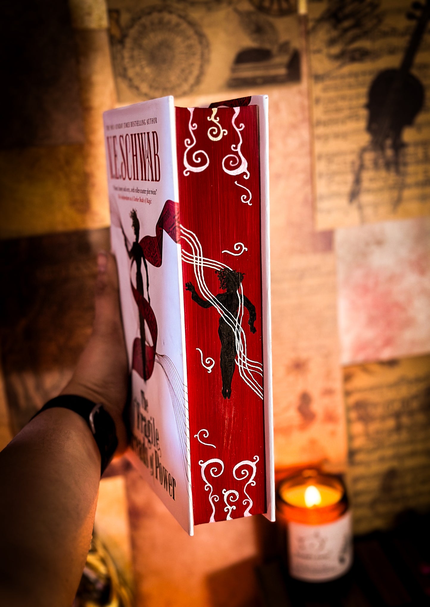 SIGNED: The Fragile Threads of Power Hand-Painted BOOK EDGES