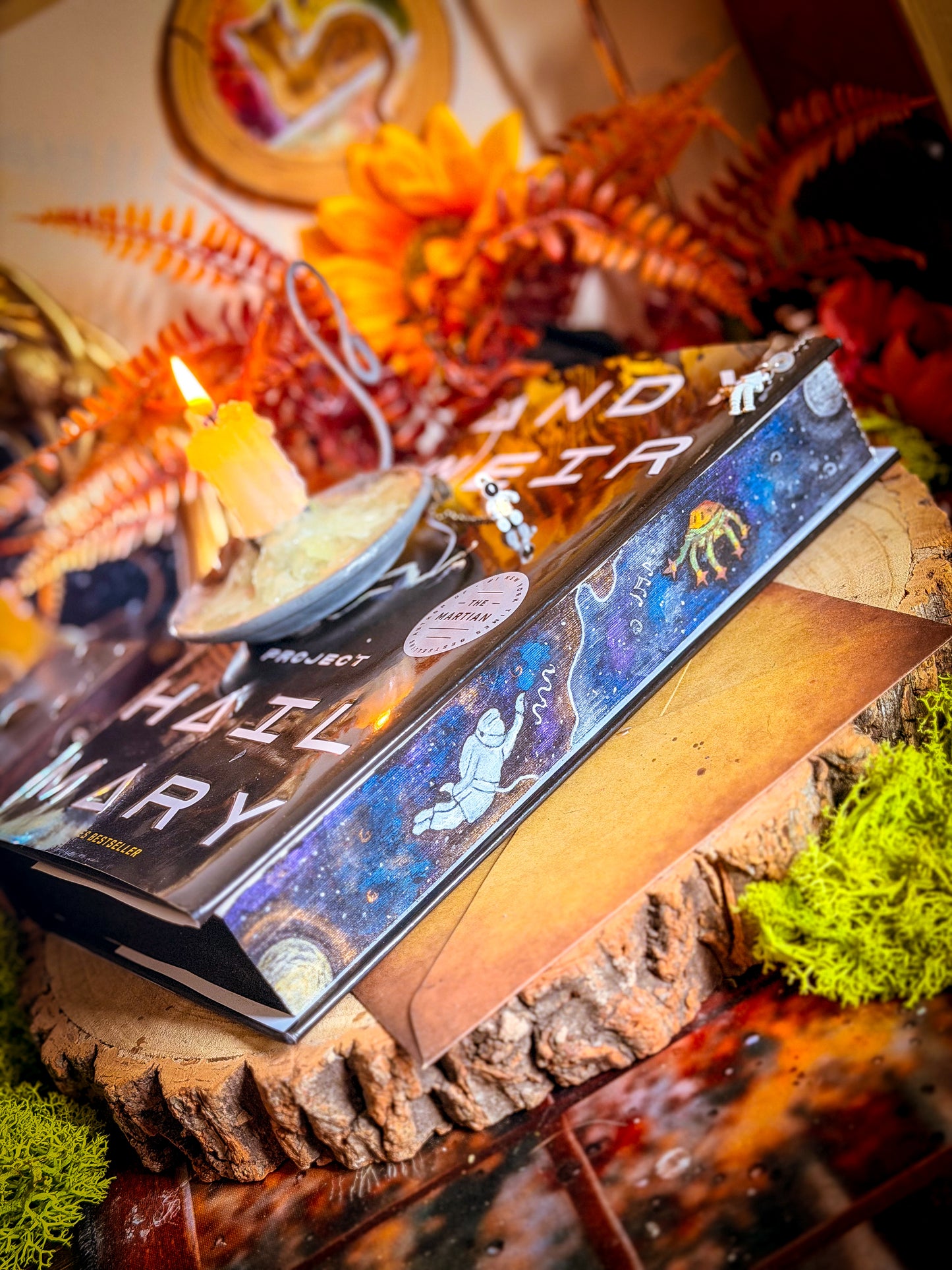 PROJECT HAIL MARY hand-painted book edges - Special Edition Book
