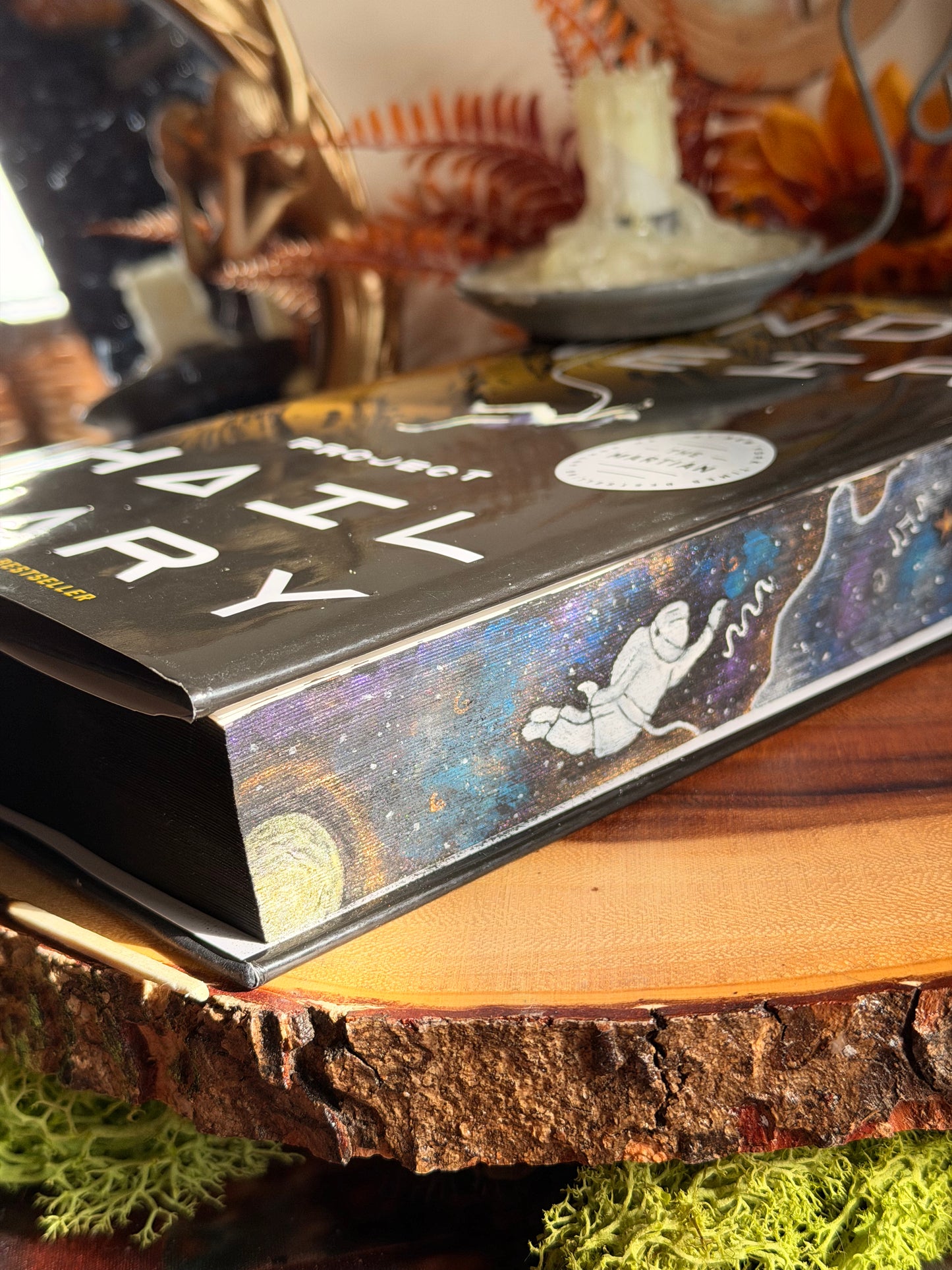 PROJECT HAIL MARY hand-painted book edges - Special Edition Book