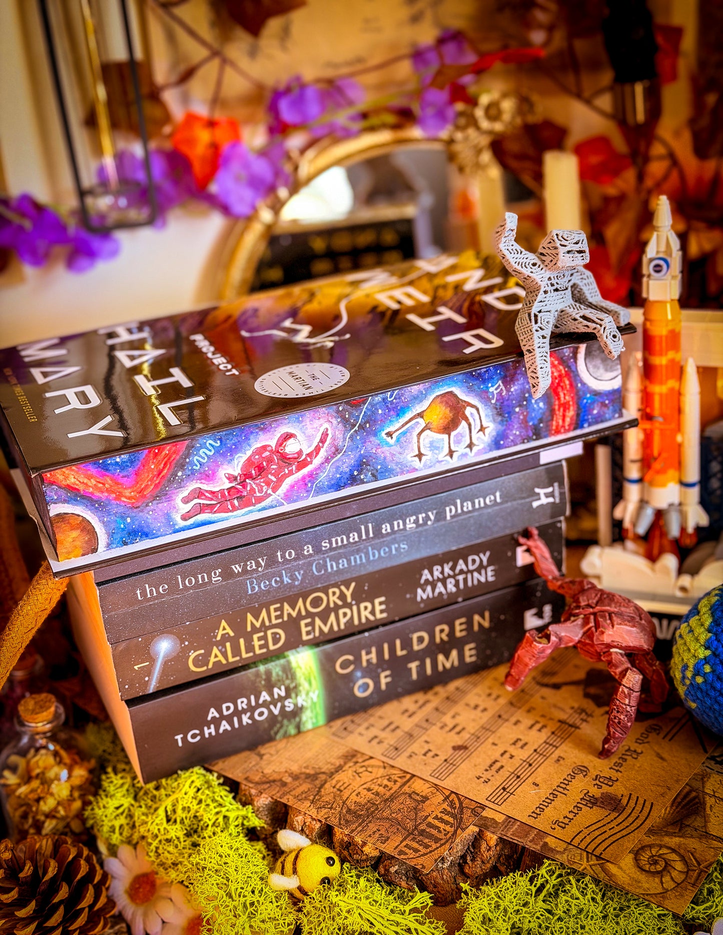 PROJECT HAIL MARY hand-painted book edges - Special Edition Book