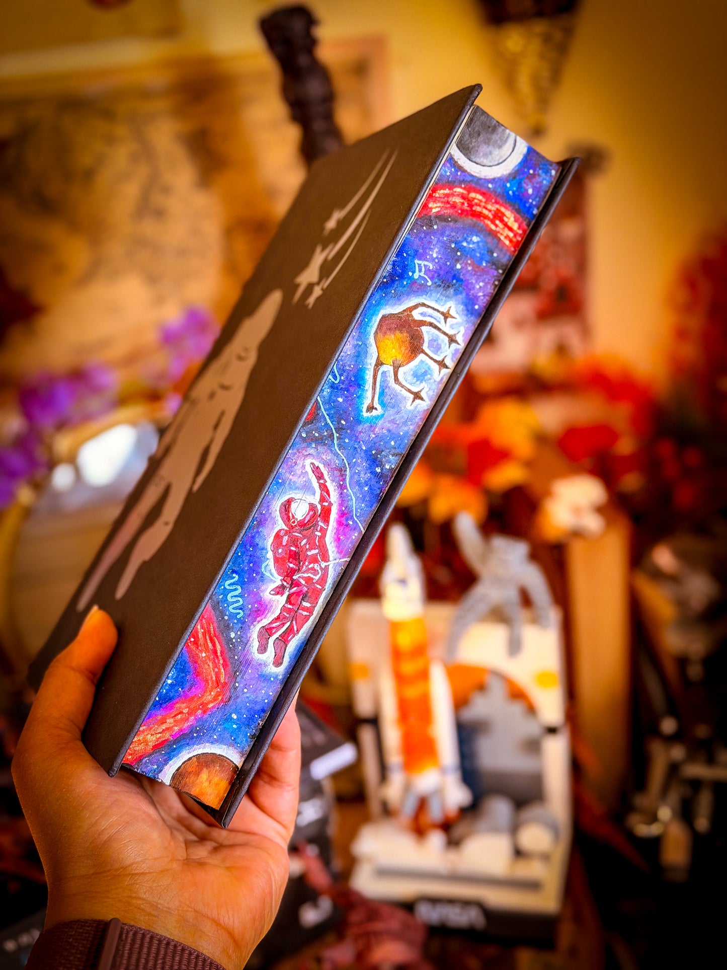 PROJECT HAIL MARY hand-painted book edges - Special Edition Book