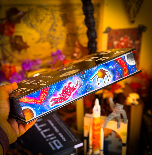PROJECT HAIL MARY hand-painted book edges - Special Edition Book