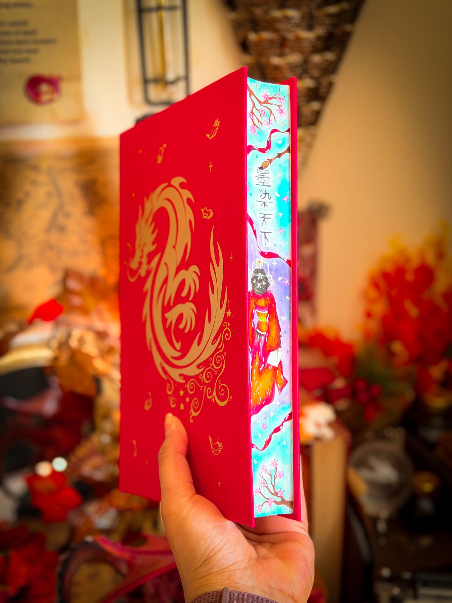 THE POET EMPRESS hand-painted book edges - Special Edition Book