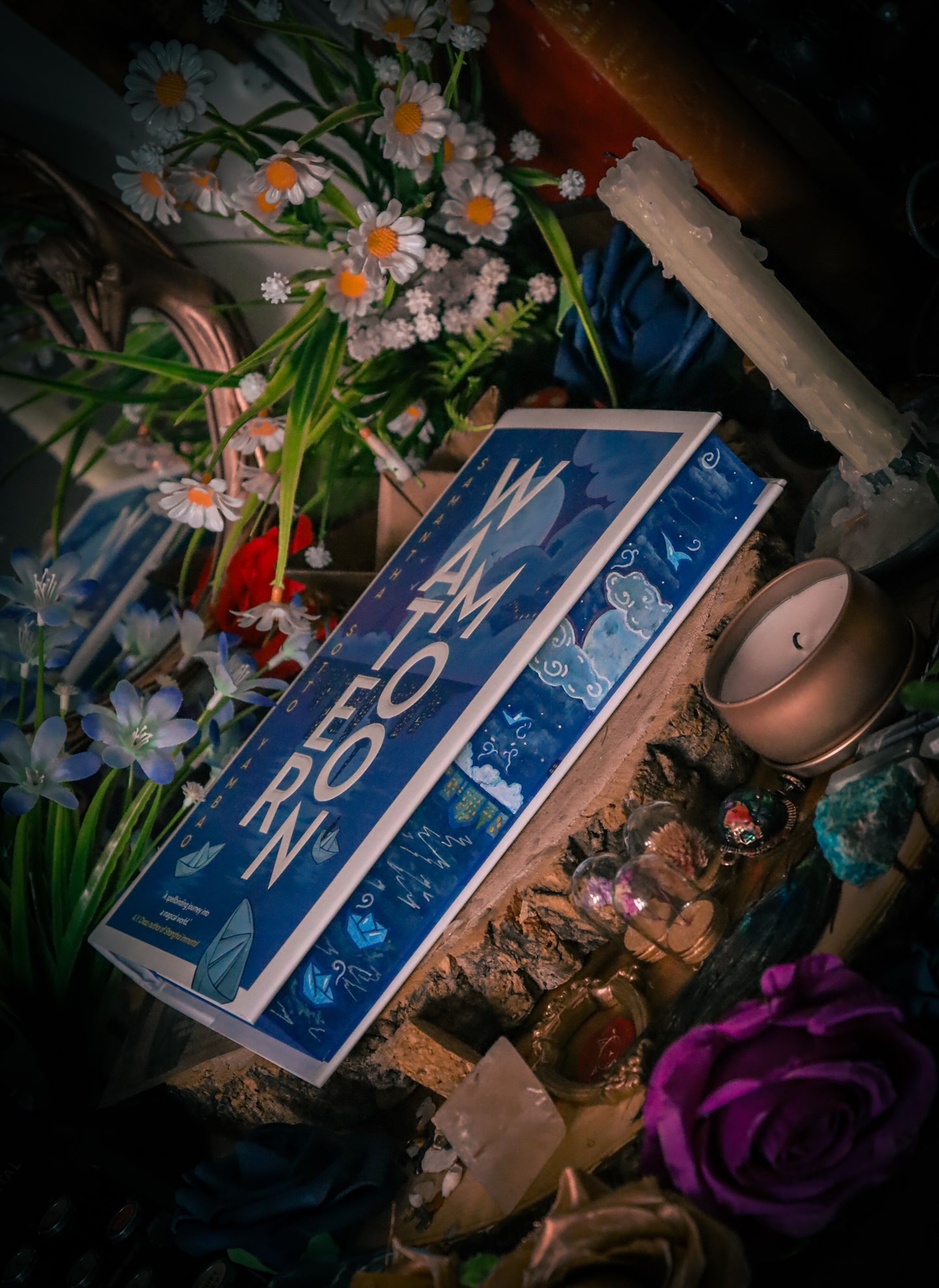 Water Moon HAND-PAINTED BOOK Edges (with vinyl foil) - Samantha Sotto Yambao - Special Edition Book