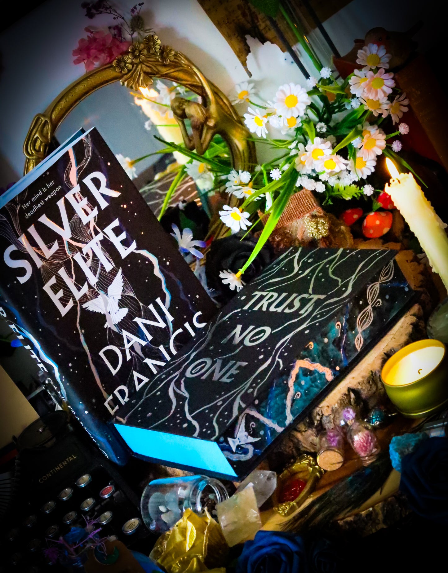 Silver Elite HAND PAINTED BOOK Edges (Foil Edition) - Dani Francis - Special Edition Foreedge Painting Book